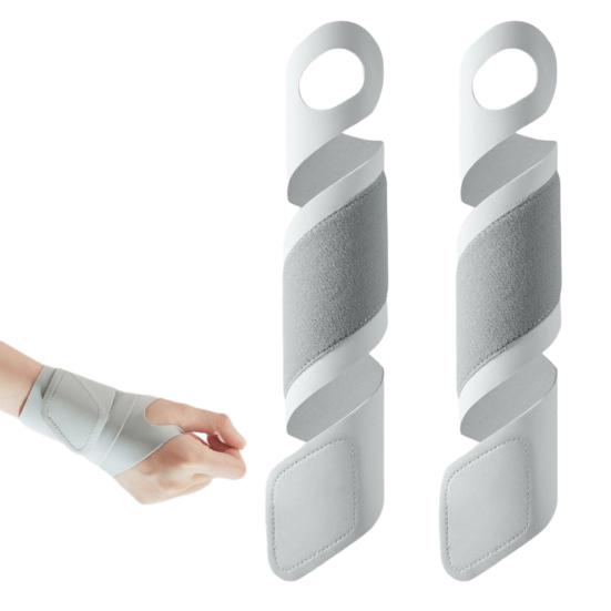 Наручный бандаж с петлей для большого пальца Регулируемый Дышащий Наручный фиксатор Поддержка при туннельном синдроме Артрите Тендините Снятие боли Компрессионный рукав серый