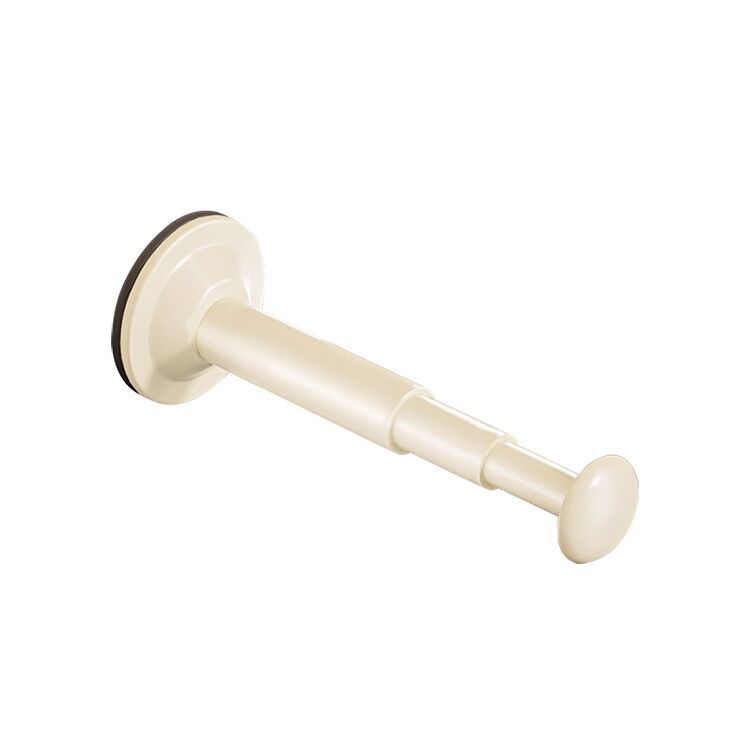 

1PC Hanger Storage Rack No-Drill Suction Cup Installation Retractable and Adjustable Length Home Use Hanger Storage Container белый