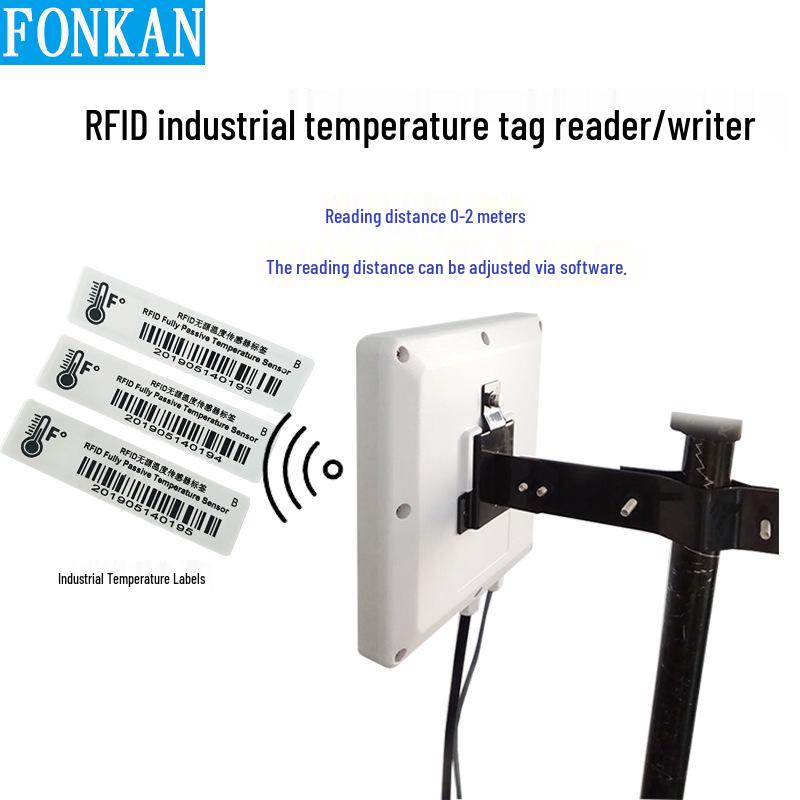 Long-Range UHF RFID Temperature Sensor & Reader