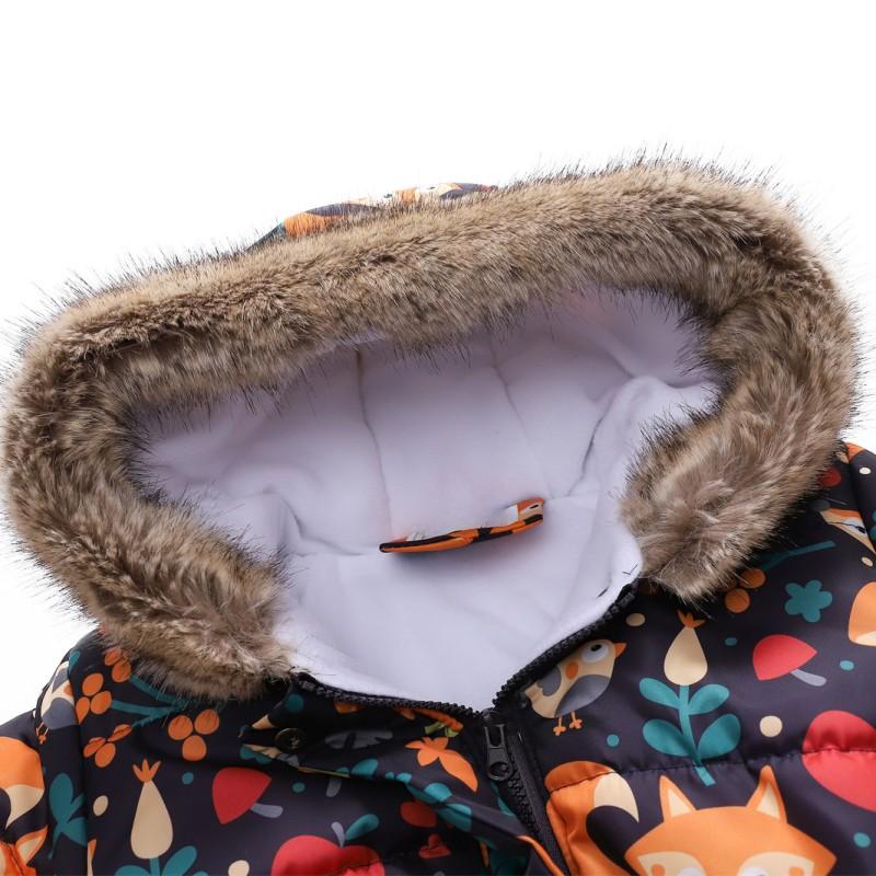 Kids Girls Winter Thick Warm Hooded Long Coat Windbreak Outwear