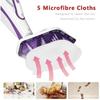 For Polti Vaporetto Vaporforce Sv440 Sv450 Steam Mop Cover With Microfiber Fabric For Daily Cleaning