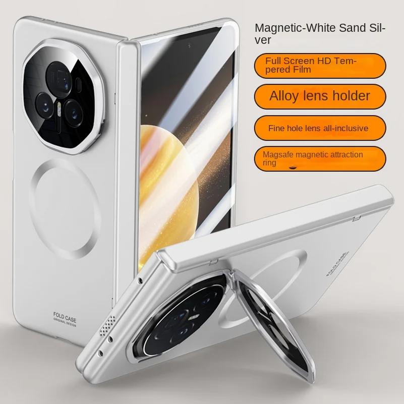 Magsafe Magnetisch Mit Blickschutz Gehärtetes Glas Folie Vollschutz Hülle Für Honor Magic V 3 Magic V3 Federgelenk Halter Abdeckung
