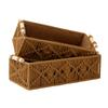 Multipurpose Sturdy Cotton Weave Storage Box Accessory for Tissues and Remote Controls Stylish Home Decoration