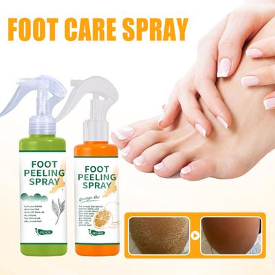 100 ml Peeling-Spray, milder Geruchsschutz, tragbar, nützlich, Spray zur Entfernung abgestorbener Fußhaut für zu Hause