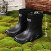 Men's Waterproof Non-Slip Boots with Fleece Lining for Outdoor Activities