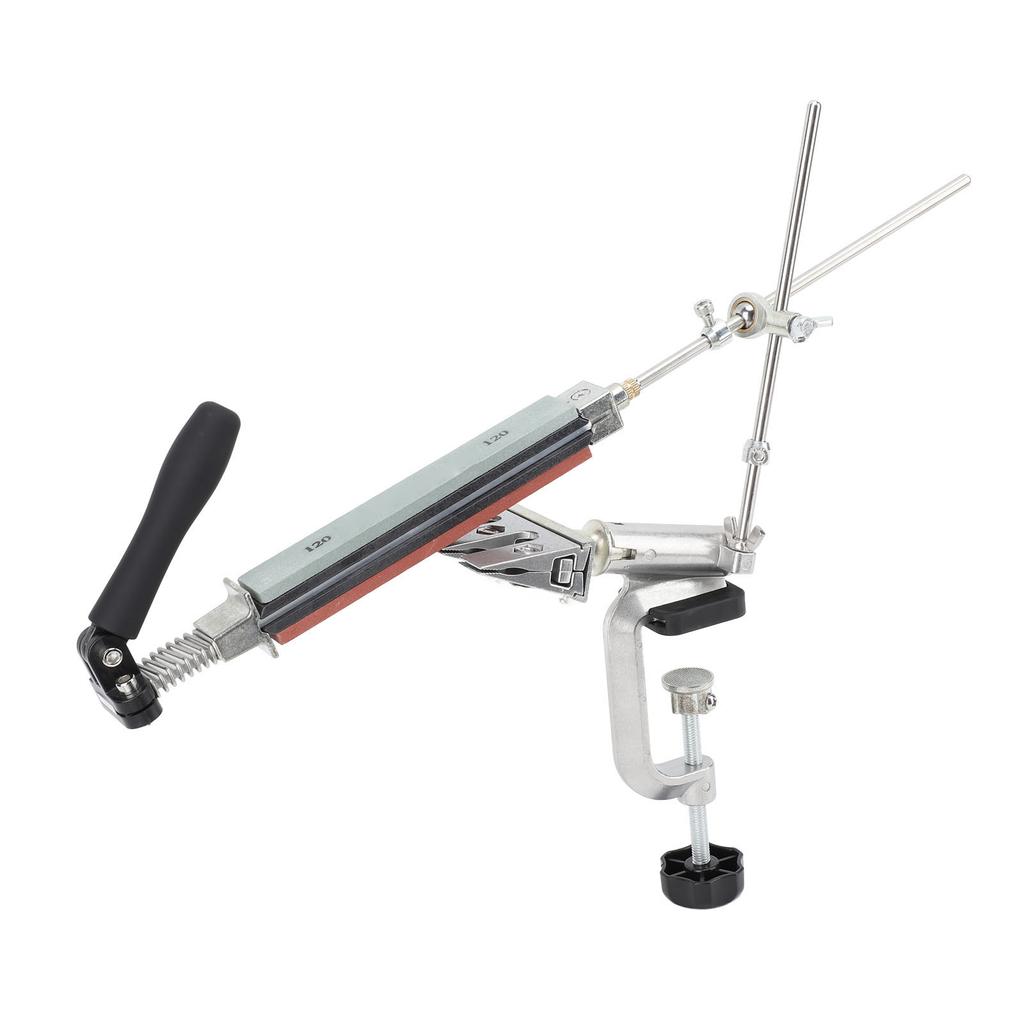 Knives Sharpener Stone 120 320 600 1500 1000 6000 Grit Fixed Angle Flipable Design Knives Sharpening Kit for Kitchen