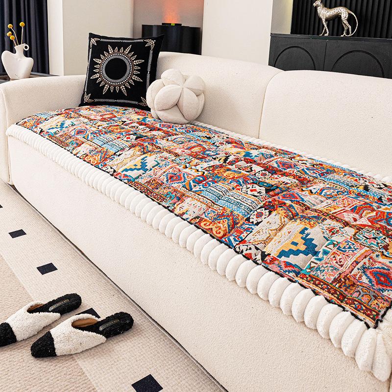 Thickened Bohemian Style Sofa Cover Cloth