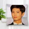 Hot Sale Custom Decorative Pillowcase Park Bo Gum Square Zippered Pillow Cover Best Nice Gift  35X35cm 45x45cm