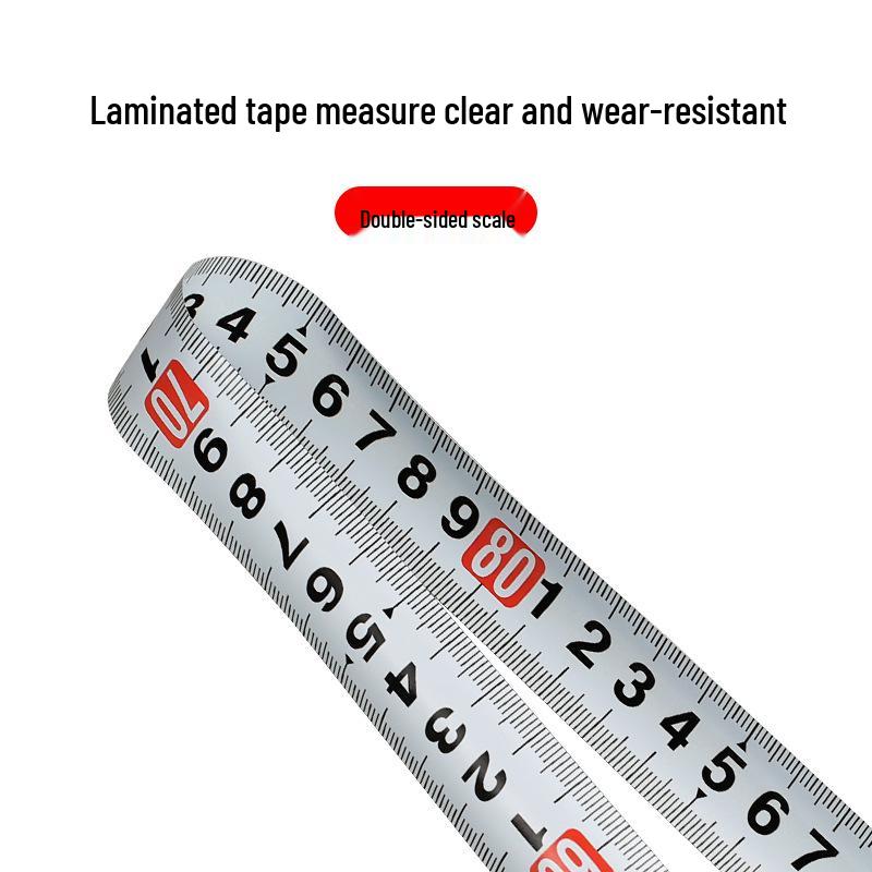 Ruletă din Oțel de Înaltă Precizie și Nailon - 3m, 5m, 7.5m pentru Prelucrarea Lemnului