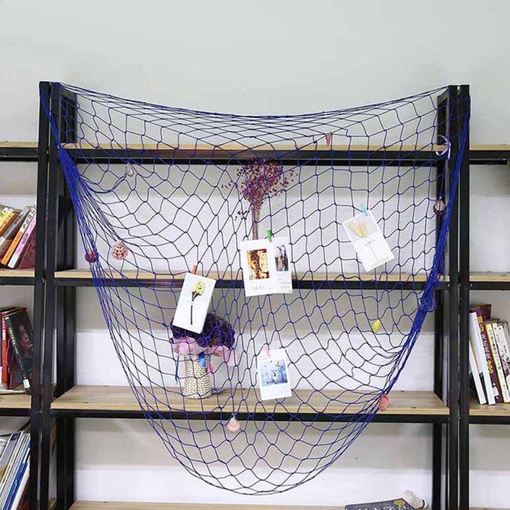 Beach Party Background Wall Decorative Fishing Net Home Wall Decor Shell Nets Mediterranean Style