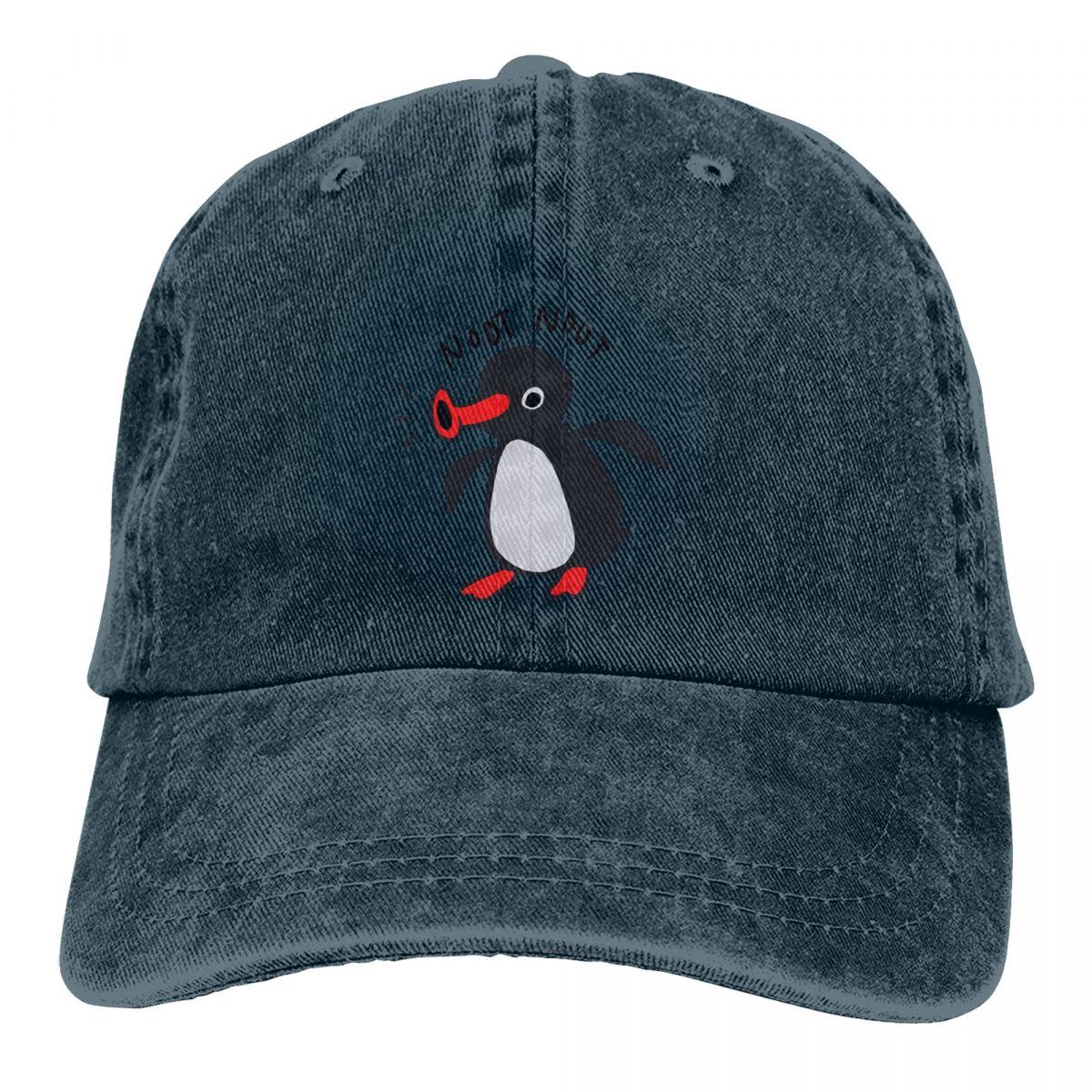 

Noot Бейсболка Унисекс Шляпы Женский козырек Snapback Pingu Pinga Пингвин ТВ Кепки One Size
