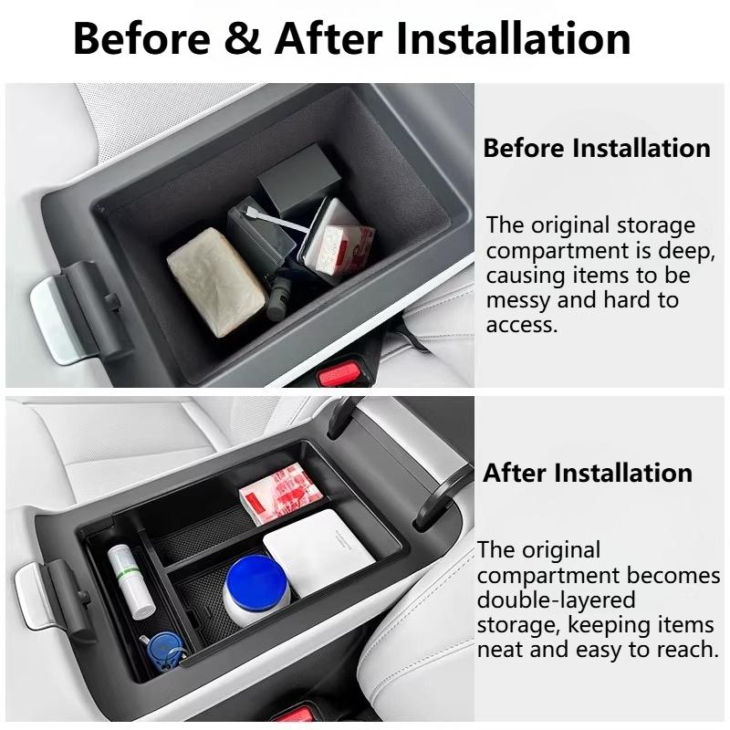For Xpeng G6 Xiaopeng G6 2025 2026 Armrest Box Central Control Storage Box Interior Accessories