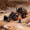 New 1/64 Alloy Remote Control Bulldozer Electric Set Slow-Speed Linearity Control Realistic Engineering Toys For Kids