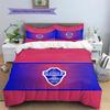 Elche Club de Fútbol Pattern Bedding Quilt Set  Home Decoration  Gift (1 * duvet cover + 2 * pillowcase  without core)