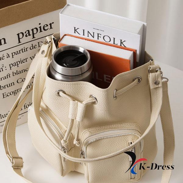 Pocket Rider Two-Way Bucket Bag (2 Colors)