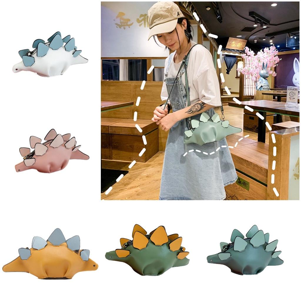 Cute And Colorful Dinosaur Cartoon Crossbody Bag For Women Fashionable And Trendy