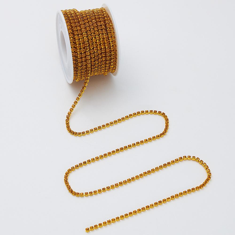 New Electrophoretic Color Rhinestone Claw Chain for DIY Projects