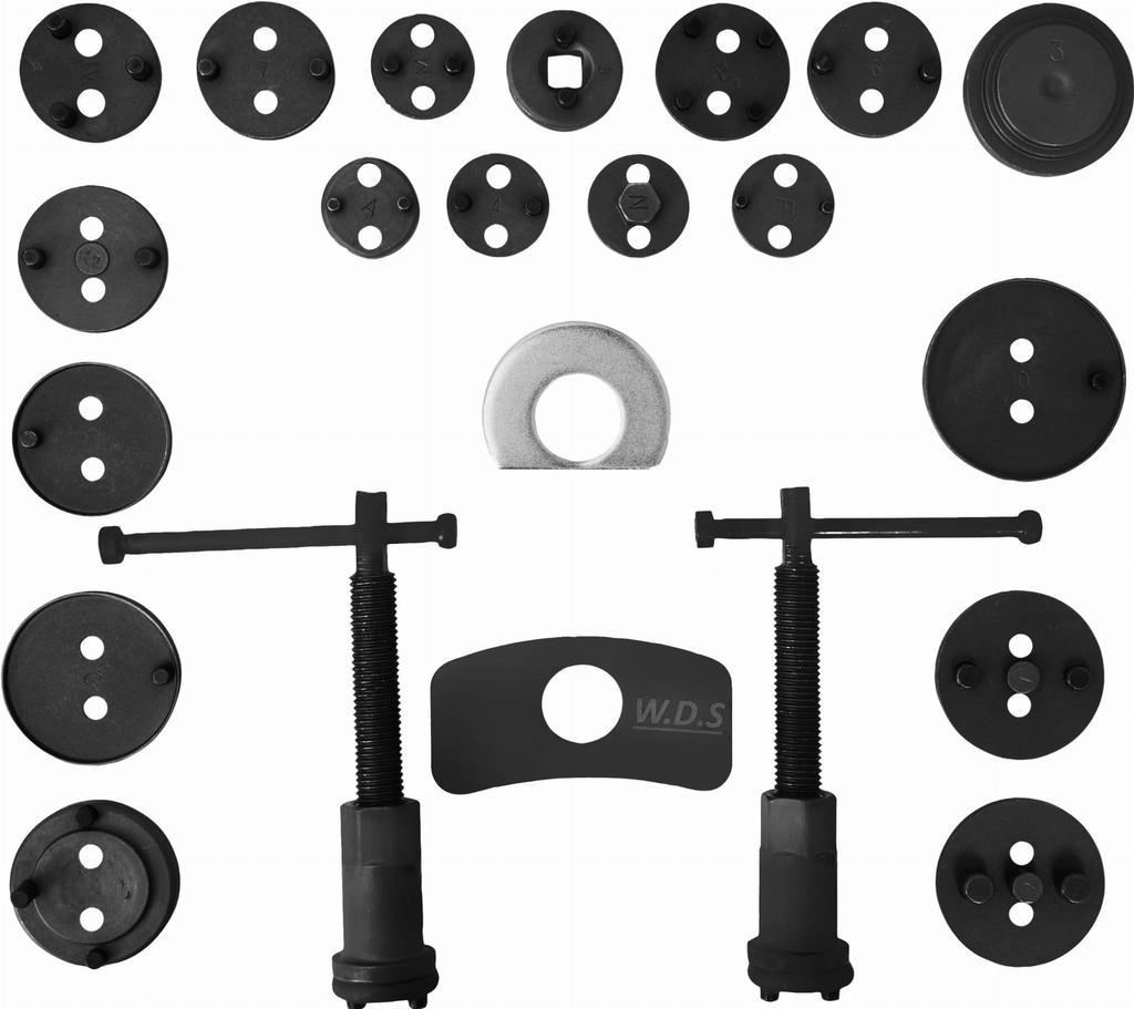 Brake piston press kit 22 pcs WDS2210