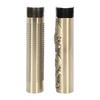 2 Pcs Lighter Case 8cm Length Grid and Dragon Pattern Exquisite Engraved Metal Lighter Cover for Party Bar