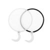 1Pc Portable Foldable Blank Round Fans Simple Summer Mini Handheld Fan Decoration Crafts Diy Dance Painting Decorative Fan