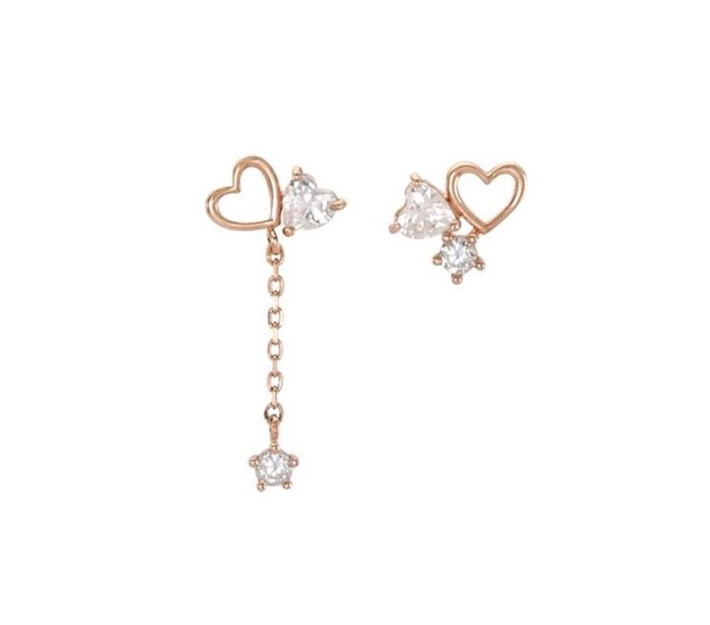 LLOYD Heart Pendant 10K Earrings LPTG2096T