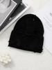 Luxury Rabbit Fur Knitted Hat Women Winter Warm Soft Bowknot Beanie For Women (elegant Solid Colors) | Cozy Fur Lined Baggy Cap