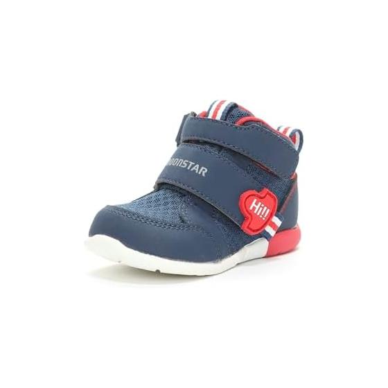 MoonStar Unisex Baby Sneakers Wide 3E Magic 12~15cm 0.5cm Boys Girls Baby MS B140 Baby Shoes