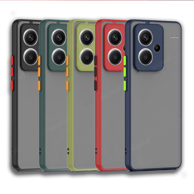 Für Redmi Note 13 Pro Plus Hülle Cover Xiaomi Redmi Note 13 Pro Plus Capas Klar Durchscheinend Matt Fundas Redmi Note 13 Pro Plus