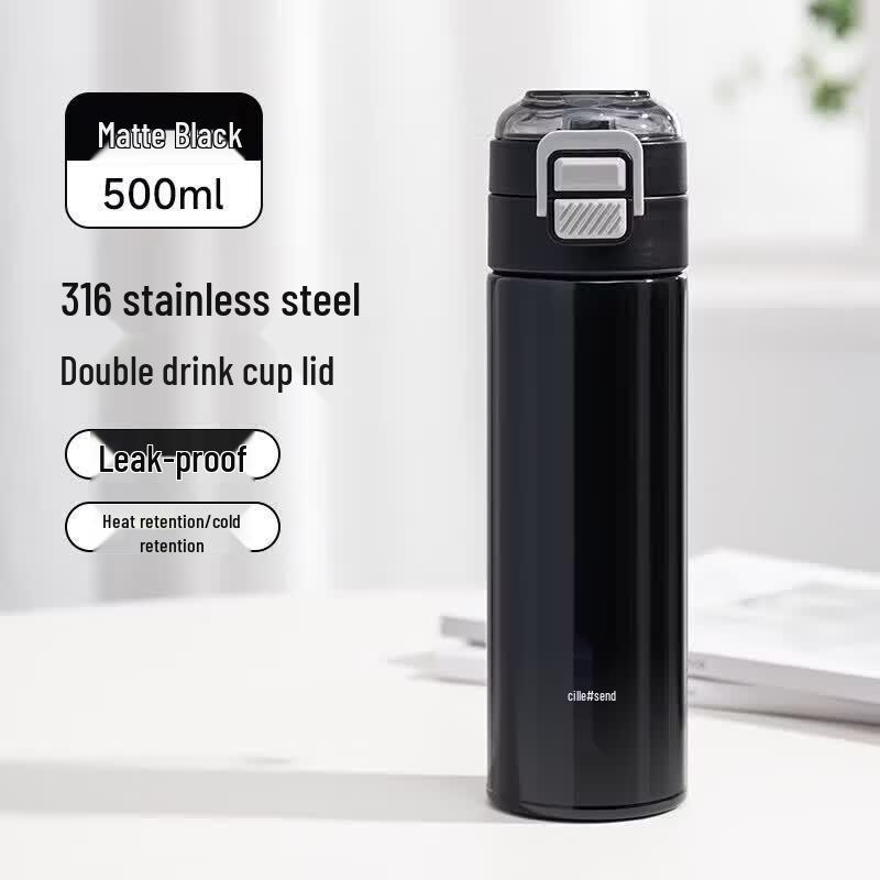 Cille 316 SS Dual-Drink Insulated Bottle