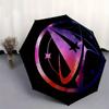 1pc Galactic Avengers Symbol Umbrella with Plastic Handle,Suitable for All Seasons Home Travel Outdoor UmbrellaM936