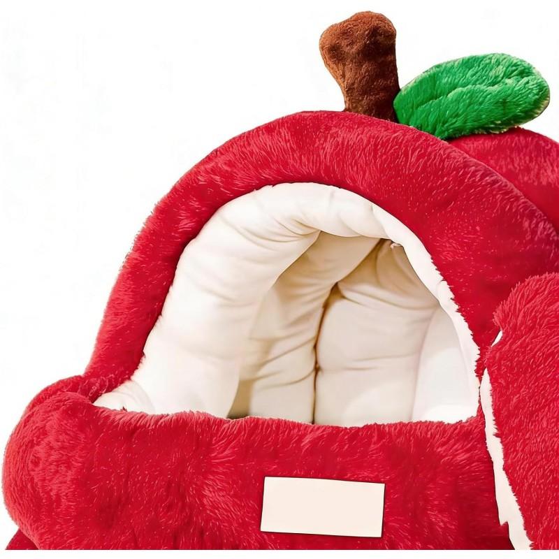 Cat/Dog Bed in the Shape of a Red Apple 42x40x41cm Cat40