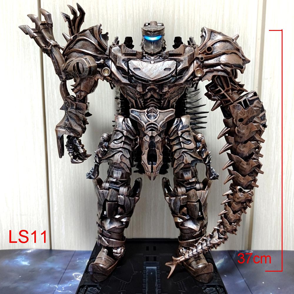 

Deformation Action Figure Toys Scorn Transformation Robot LS-11 Dinosaur Anime Model Dinobots With AOYI LS11 BMB BOX Articulated Poseable Detailed