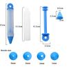 1Pcs Silicone Embossing Pen Set Chocolate Cream Writing Pen Embossing Mouth Cake Baking Biscuit Dessert Decorative Pen
