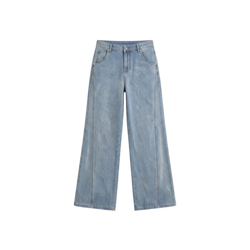 Deesha Girls' & Teens' Washed Denim Wide-Leg Pants