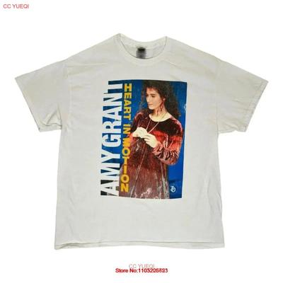 Vintage Amy Grant Heart In Motion T Shirt Size Xl Concert White Graphic Designer Clothes Streetwear Versatile Vintage