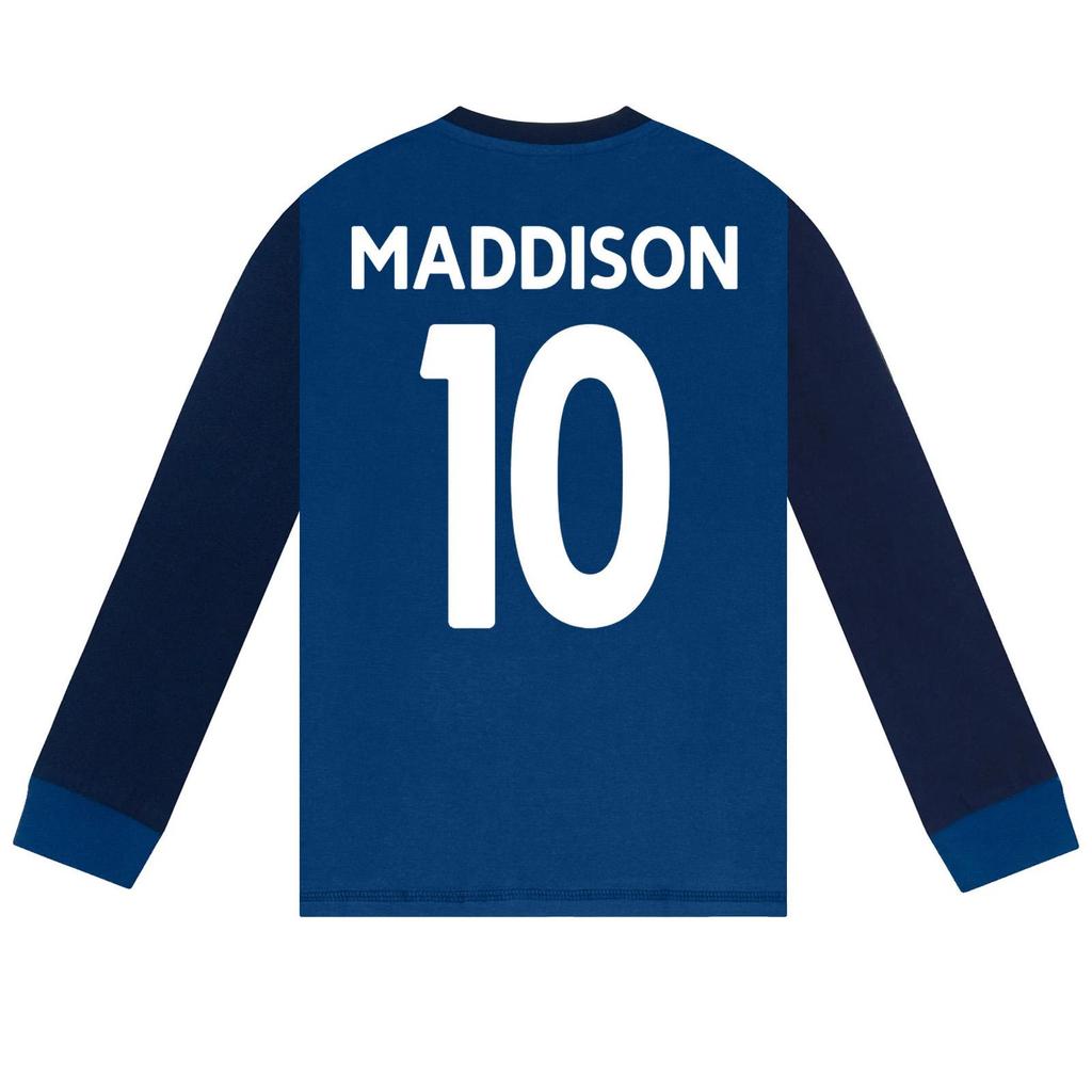 Tottenham Hotspur FC Boys James Maddison 10 Long-Sleeved Long Pyjama Set