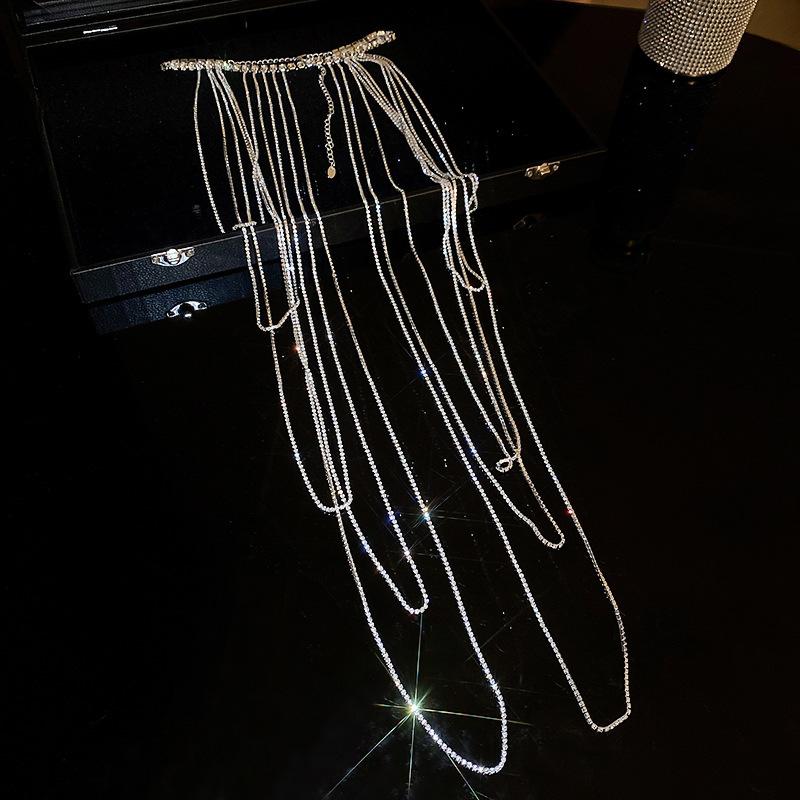 

Необычное длинное жемчужное ожерелье Французский легкий люкс темперамент свитер цепочка нишевый простой предмет высокого класса украшение