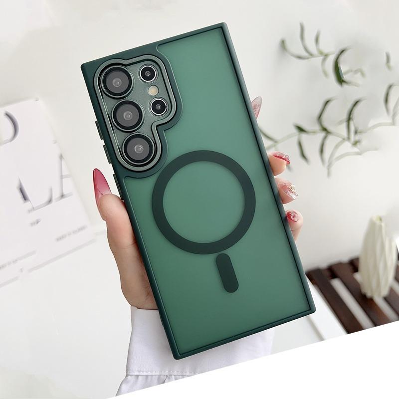 Suitable for Samsung A56 Magnetic Phone Case Galaxy A55 5G Skin Feeling A16 Matte S25 Anti Fall A36 Protective Case