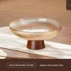Elegant New Chinese Style Glass Fruit Bowl