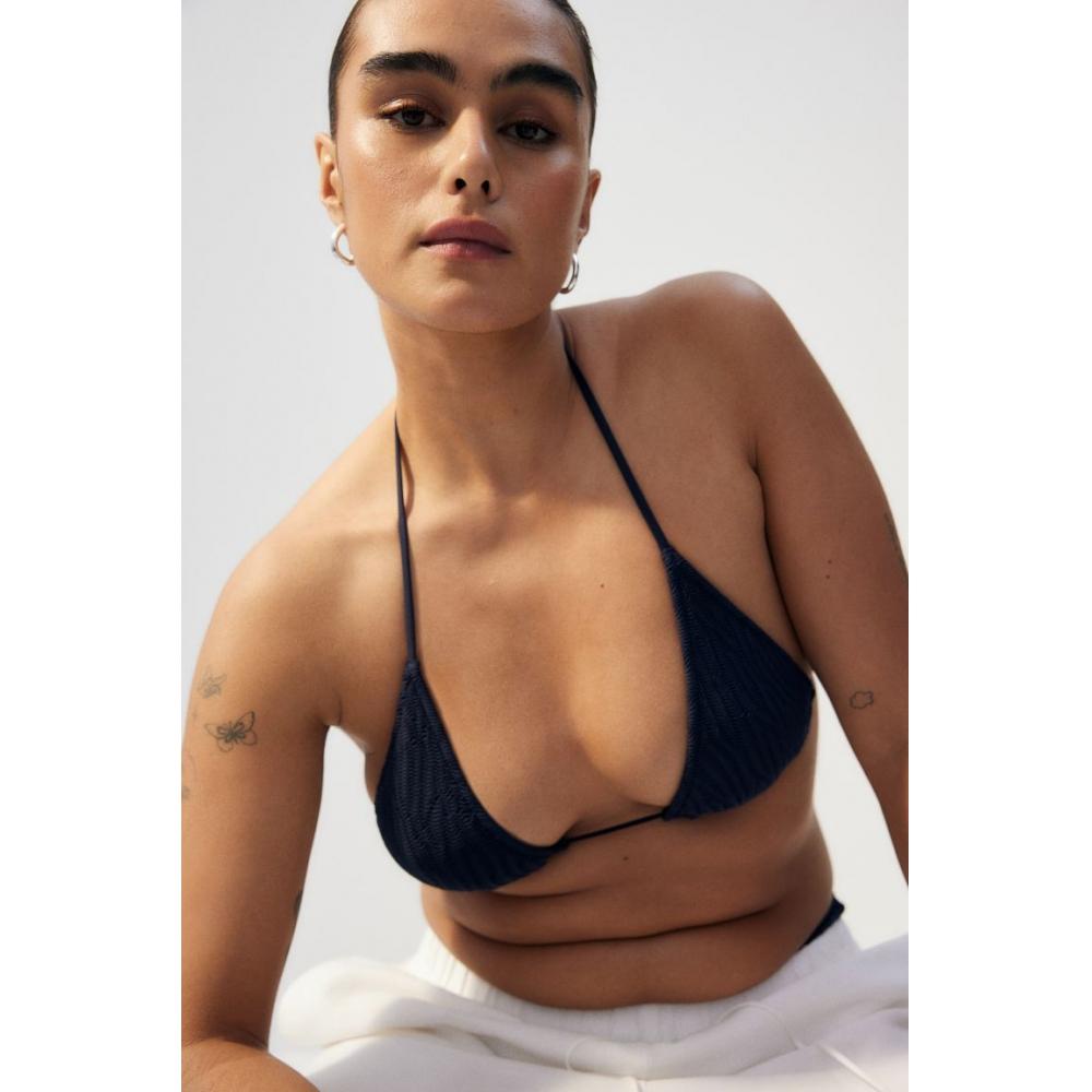 

Топ бикини HM с треугольной чашечкой, темно-синий