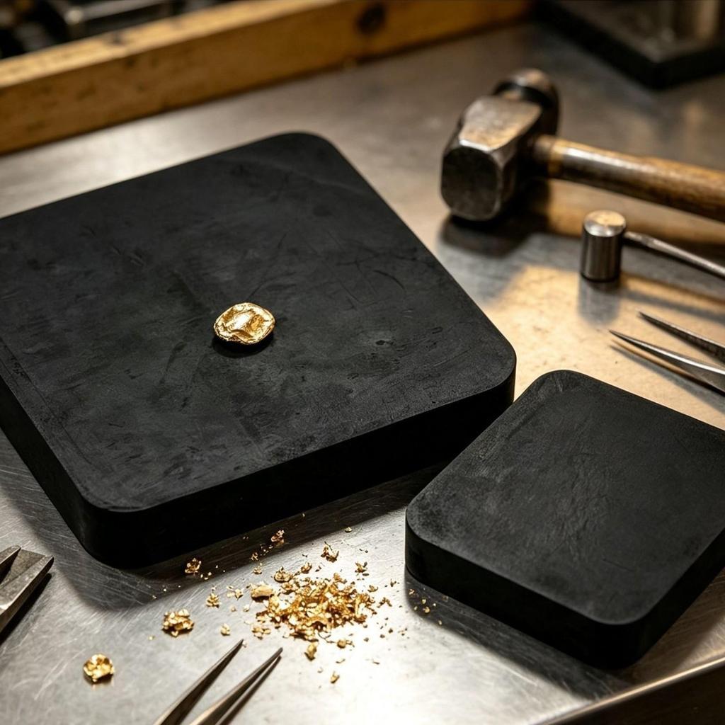 Shock Absorbing Rubber Block Compact for Repairs
