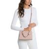 MICHAEL KORS MARILYN brand logo classic one-shoulder cross-body cowhide handbag small size women's pink