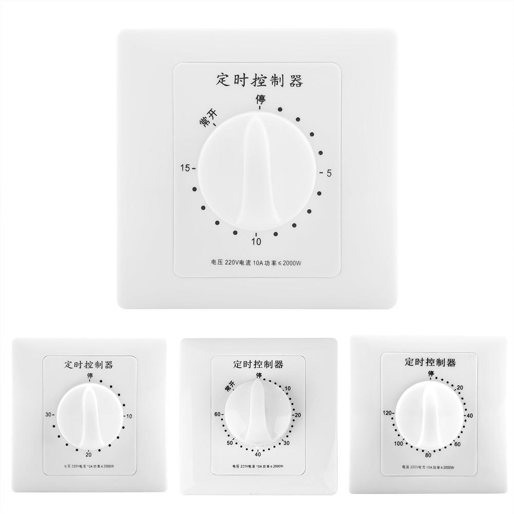 220V  Timer Mechanical Countdown Indoor Intelligent Time Switch Control Mechanical Pump Countdown Time Switch Control