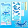 Cartoon 3D Relief Stacking Toy Stickers Cute Diy Handmade Ornament Kids Reward Stickers For Scrapbooking Journal Crafts