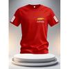3D Print Summer Spain Football Jerseys Men Classic God Spain Short Sleeve Tees Casual O-Neck Sports Style T-Shirt Man Clothing