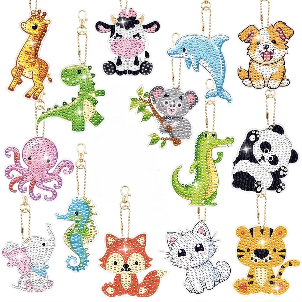 Keychain Kit for Christmas and Halloween, DIY Project