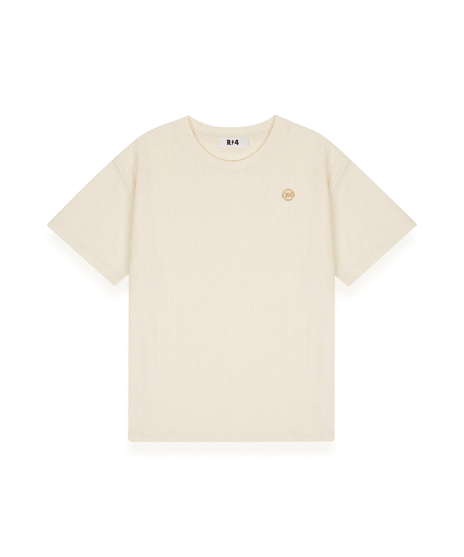 Alpo R-0027 / Tweed Short Tshirts(Ivory) Cream/S