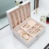 Jewelry Storage Box Large Capacity Earrings Earrings Staples Necklace Hand Jewelry Ring Jewelry Box Premium