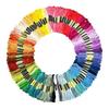Embroidery Thread Set of 100 Colors, Embroidery Thread, Length 8m, 6 Pieces, Versatile, Colorful, Sewing Thread, Craft Thread, High Mass, Bright