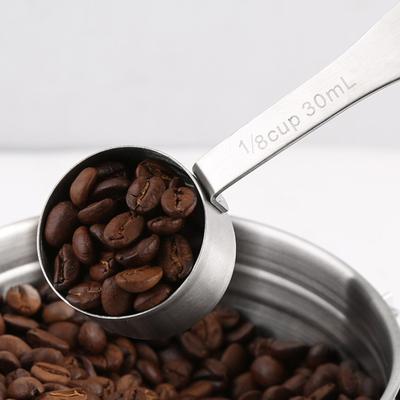 Coffee Scoop Stainless Steel Measuring Scoop 30ML Coffee Measuring Spoon